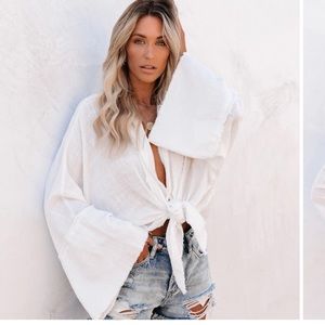 Newbury Kustom Aloha White Beach Top